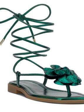 I.N.C. International Concepts Women's Gilma Flower Flat Sandals SIZE 7